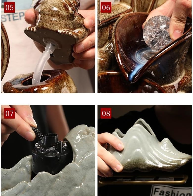 Stylish Indoor Tabletop Water Fountain Decor