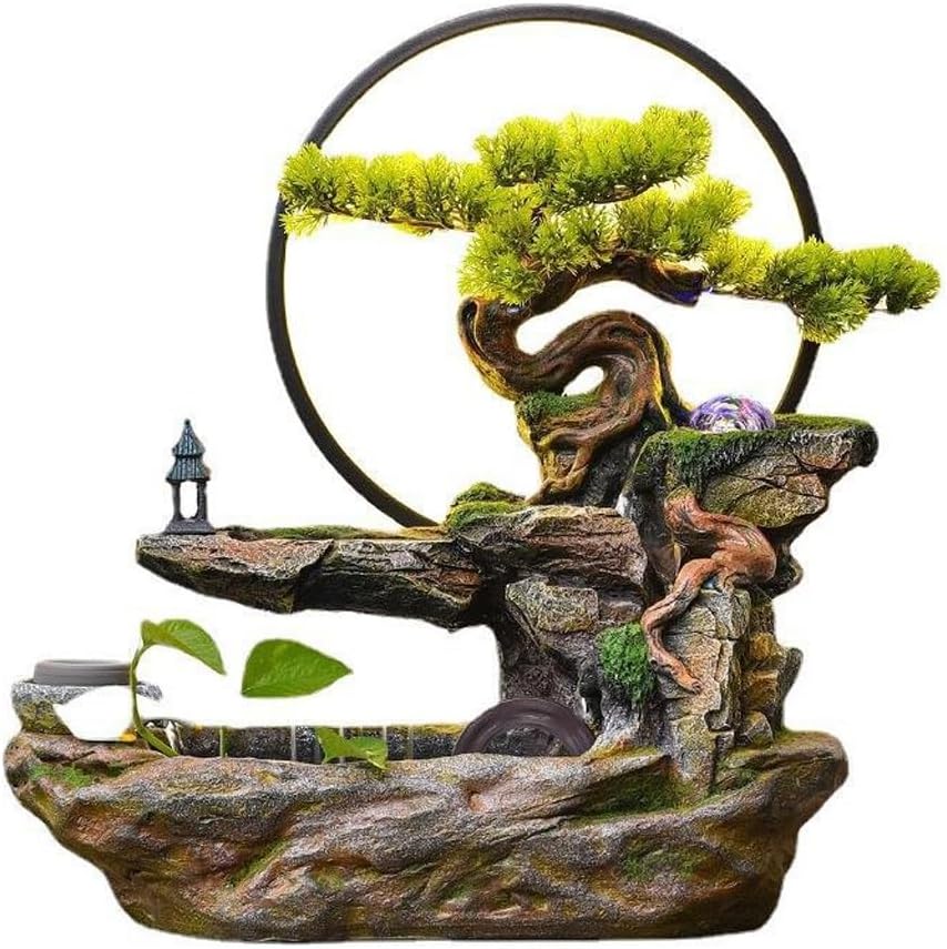 Elegant Rockery Fountain for Home Office Decor