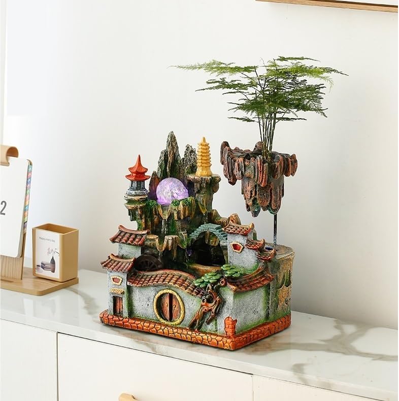 Indoor Fountain Tabletop - Calming Water Decor for Home Office