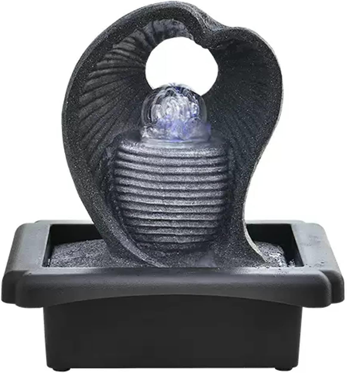 Elegant Desktop Water Fountain with Rolling Ball for Home Office Feng Shui Decor