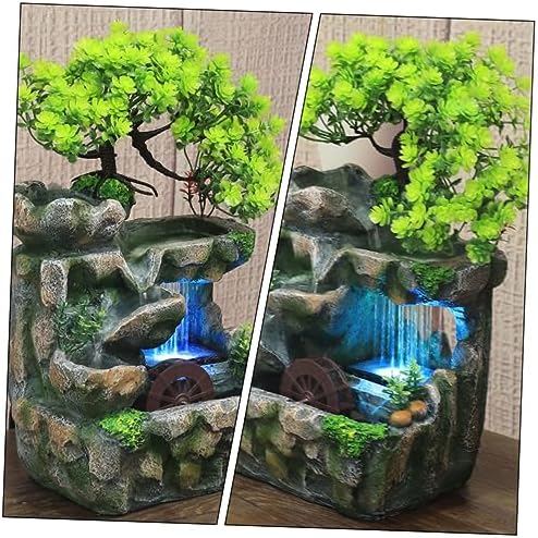 Hemobllo Tabletop Fountain for Home Office Living Room Decor