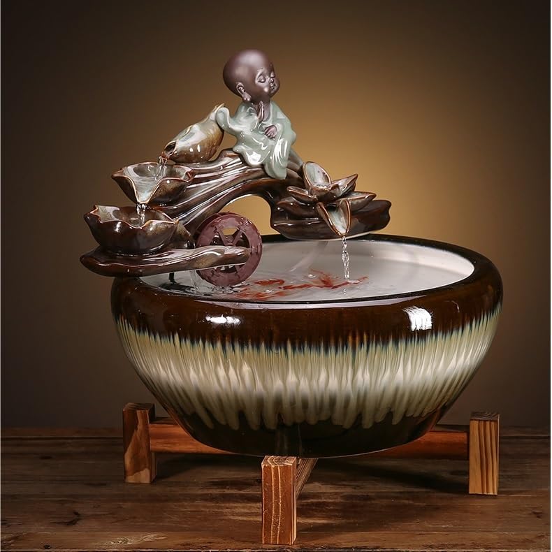 Creative Indoor Tabletop Fountain for Home Office Decor