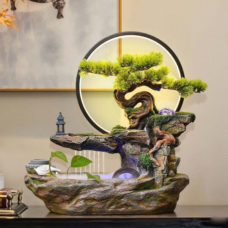 Elegant Rockery Fountain for Home Office Decor