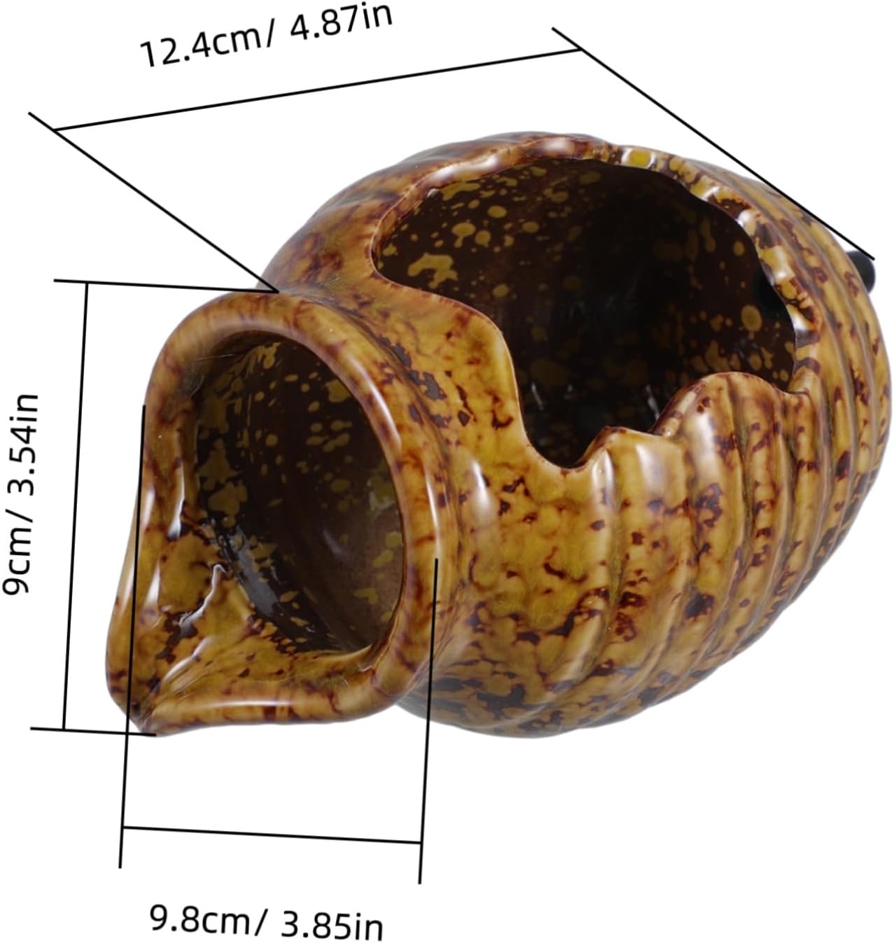 BESTYASH Ceramic Jar Water Fountain Decor for Home and Garden