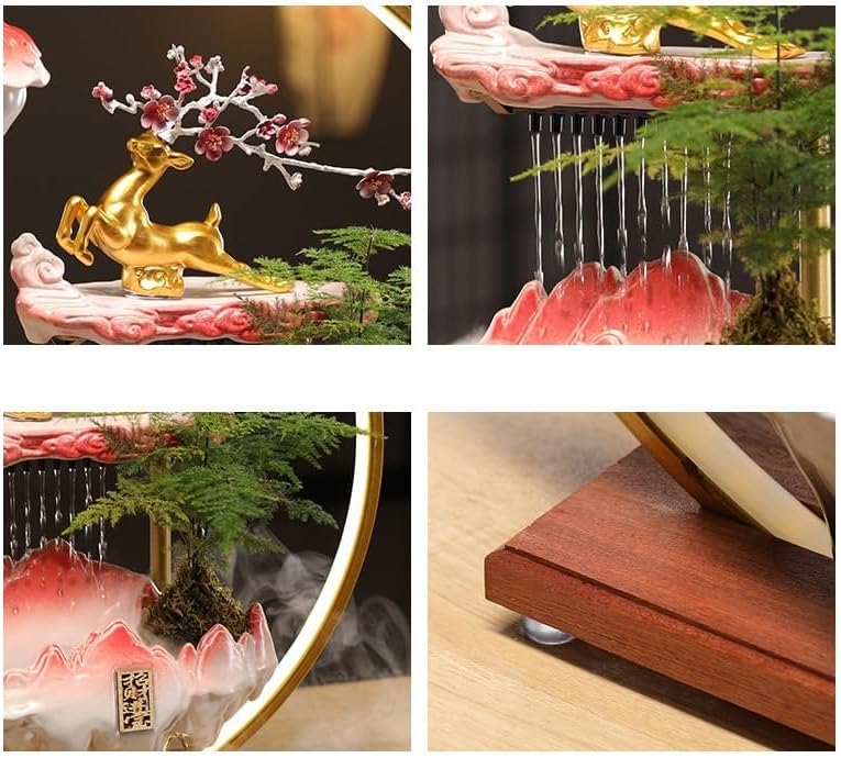 Aqua Style Water Fountain Indoor Decor Zen Waterfall