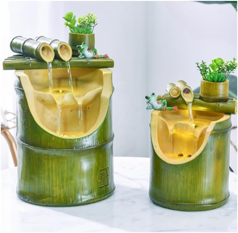 Large Bamboo Fountain for Home Office Decor