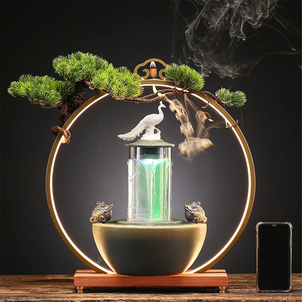 Flowing Water Fountain for Home Office Decor