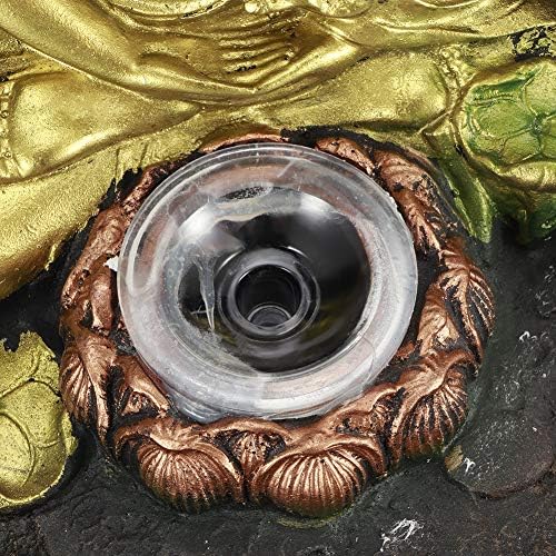 Focket Tabletop Fountain with LED Light and Water Sound