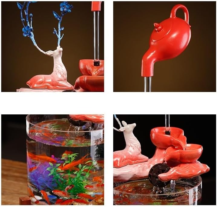 Indoor Fountain Tabletop Water Feature for Home Office Decor 1