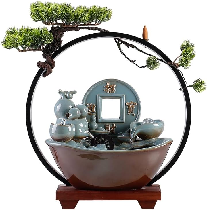 Tabletop Fountain Indoor Fountain Flowing Water Decor