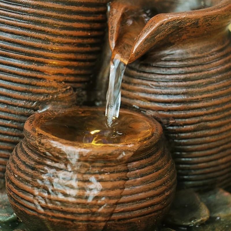 Indoor Tabletop Waterfall Fountain with Feng Shui Design
