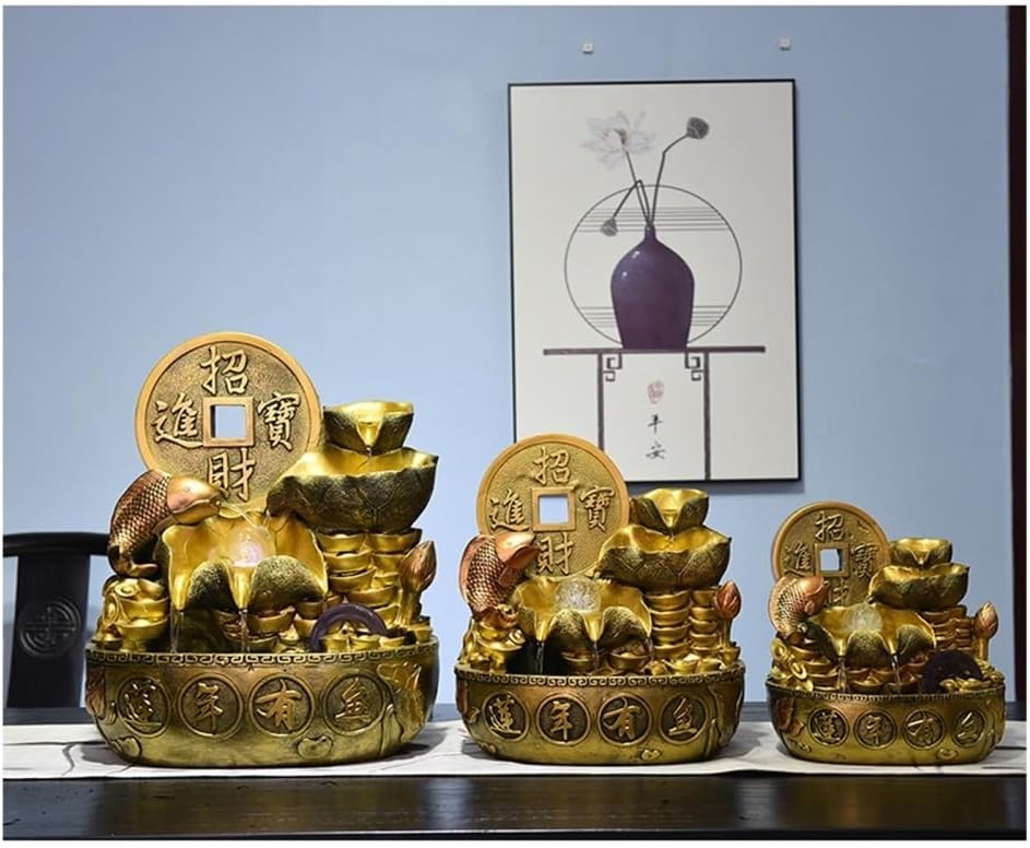 Elegant Tabletop Fountain Indoor Feng Shui Decor