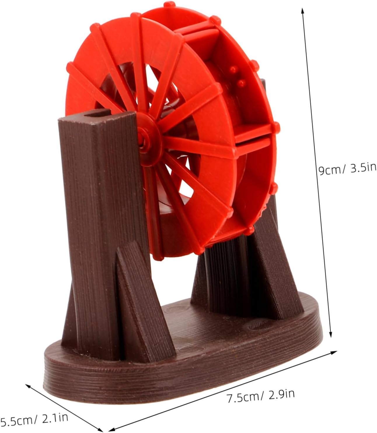 Mini Water Wheel Fountain Accessory for Terracotta and Garden Decor