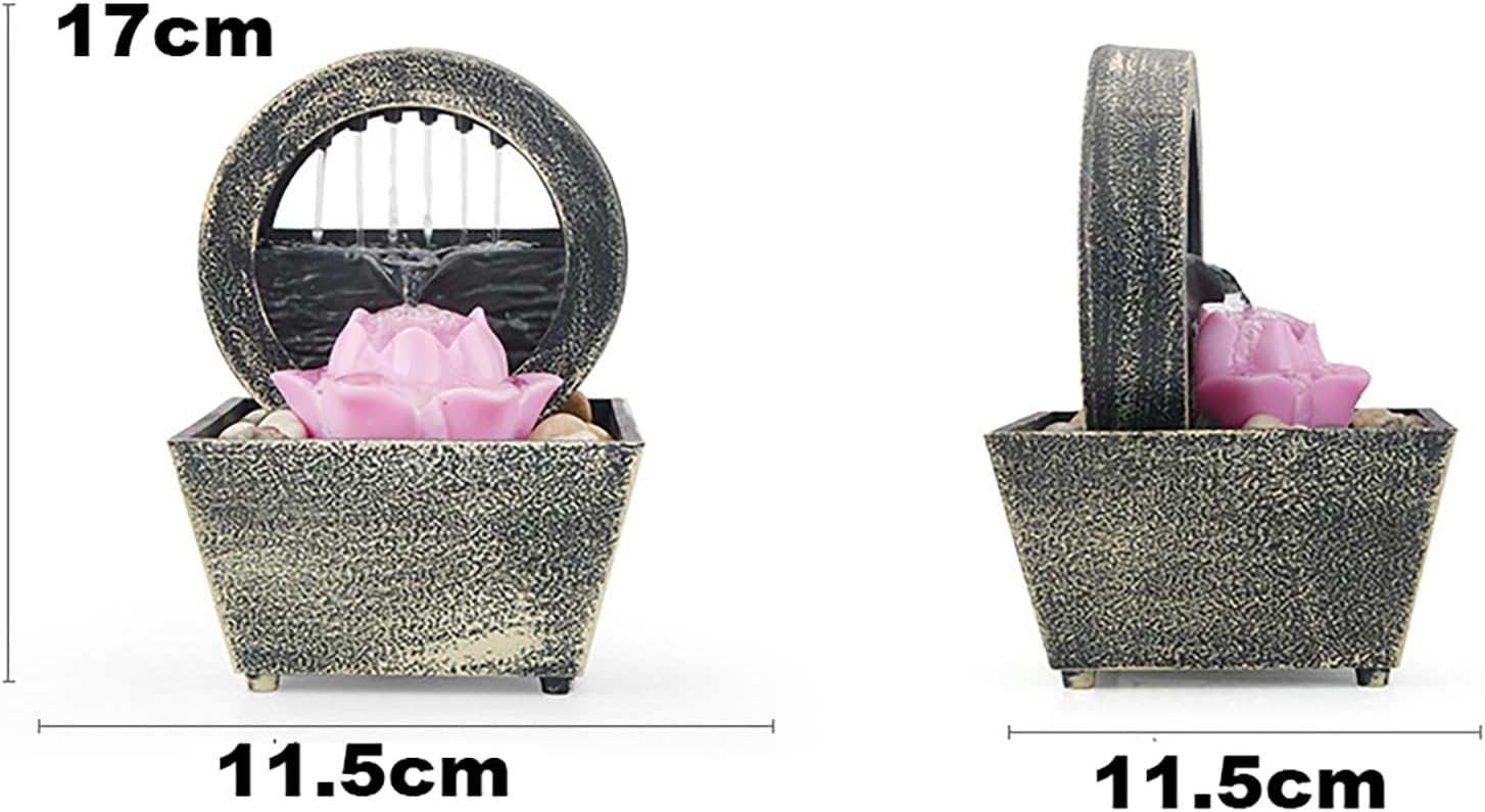 USB Powered Tabletop Fountain Ornament for Home Office