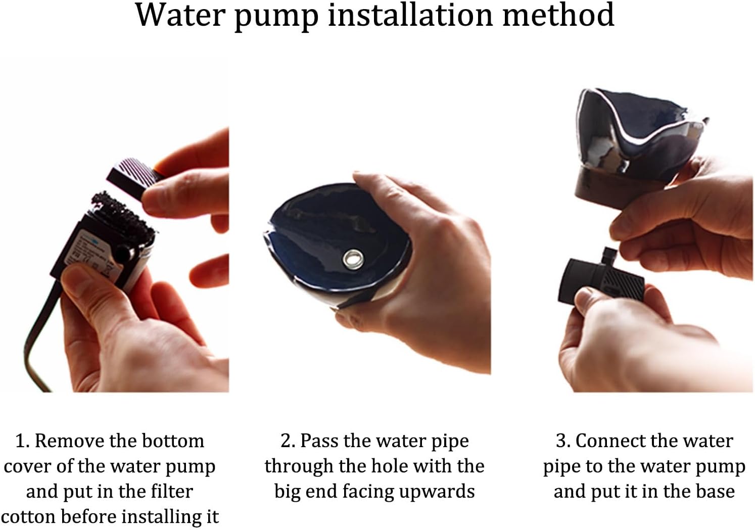 Ceramic Mini Waterfall Fountain for Office and Home