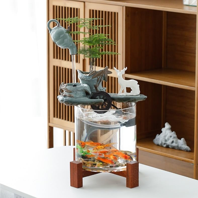 Tabletop Indoor Fountain with Humidification Function