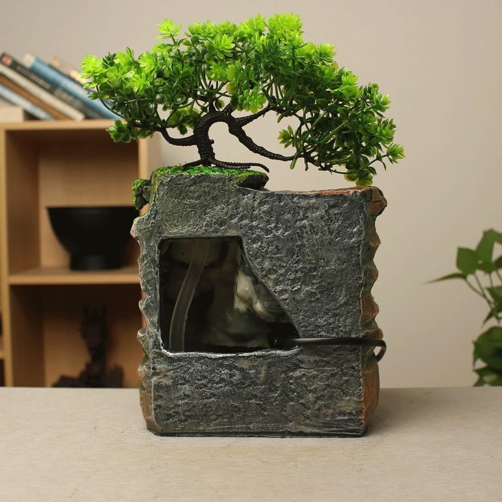 Resin Water Fountain Indoor Desktop Decor