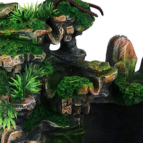 Stress Relief Indoor Fountain with Rockery and Plant