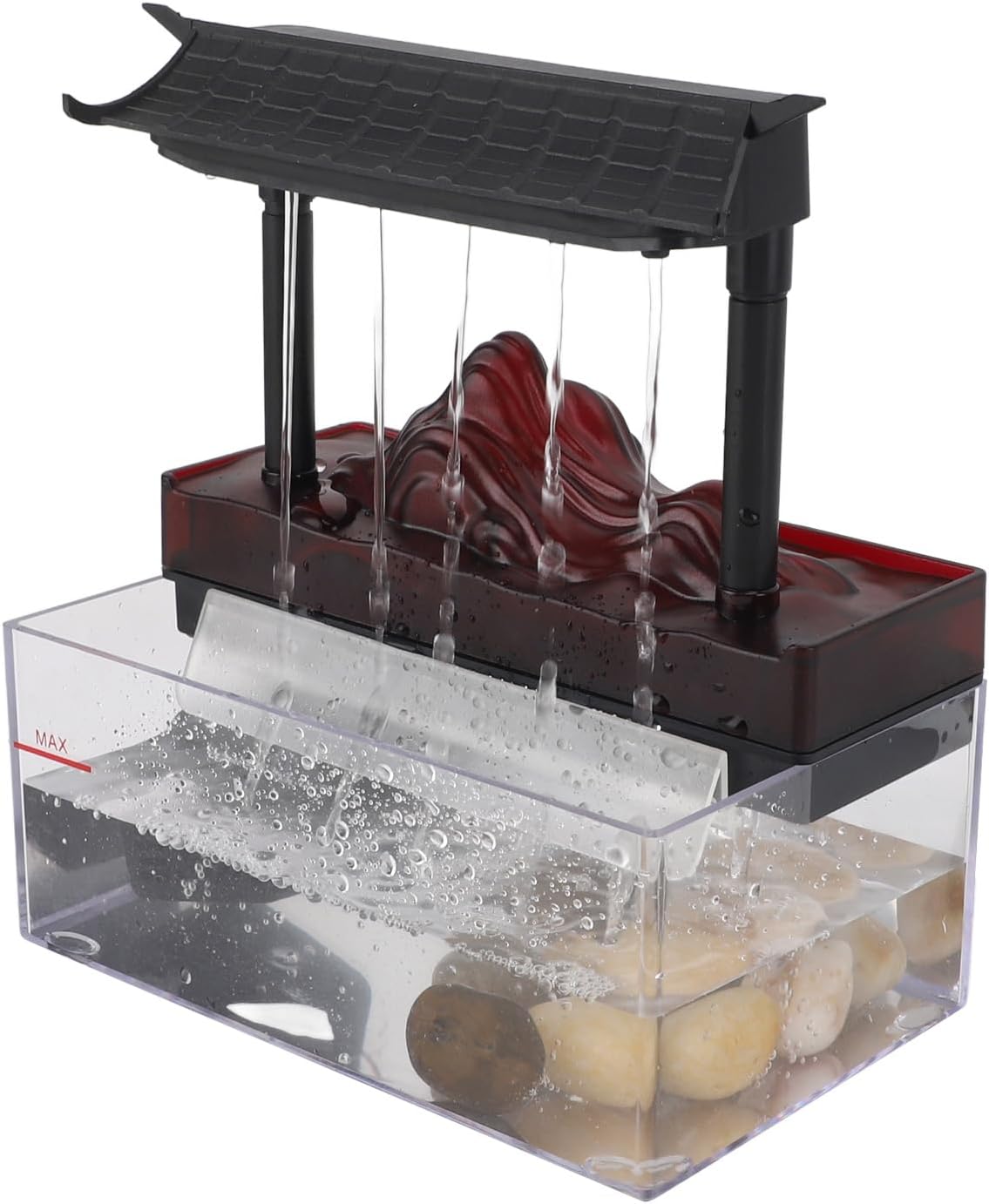 YuRui TENG Tabletop Water Fountain with LED Light