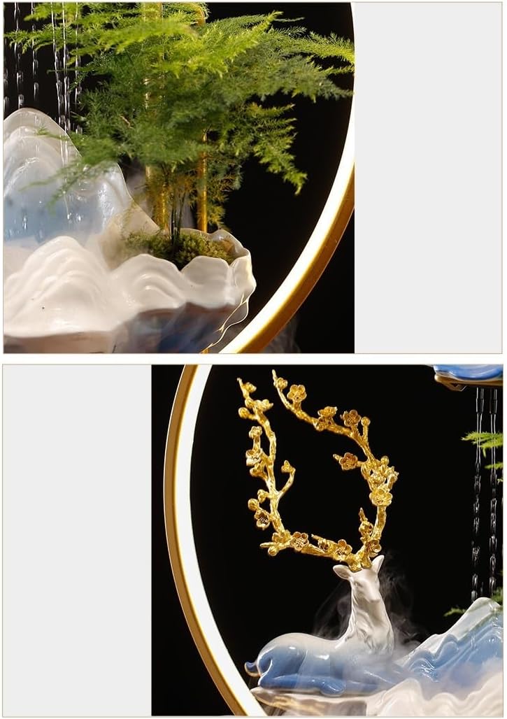 Indoor Decorative Water Fountain with Zen Flow and Lucky Elements