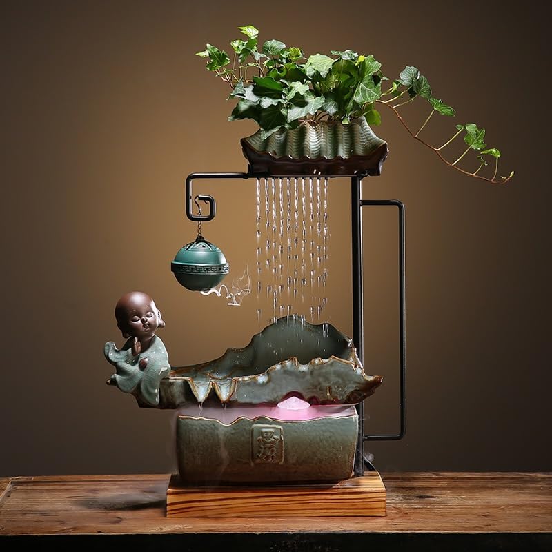 Chinese Style Tabletop Indoor Fountain With Humidifier
