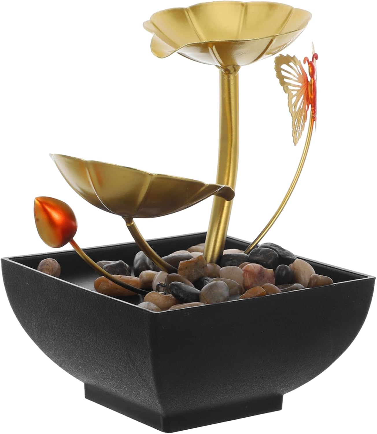 Cabilock Tabletop Waterfall Fountain Decor