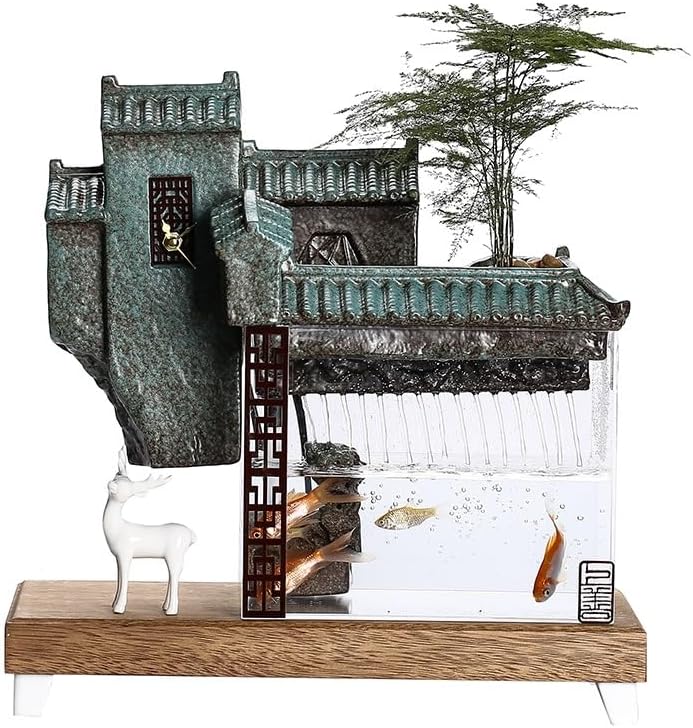 Indoor Fountain Tabletop Ceramic Humidifier Decor