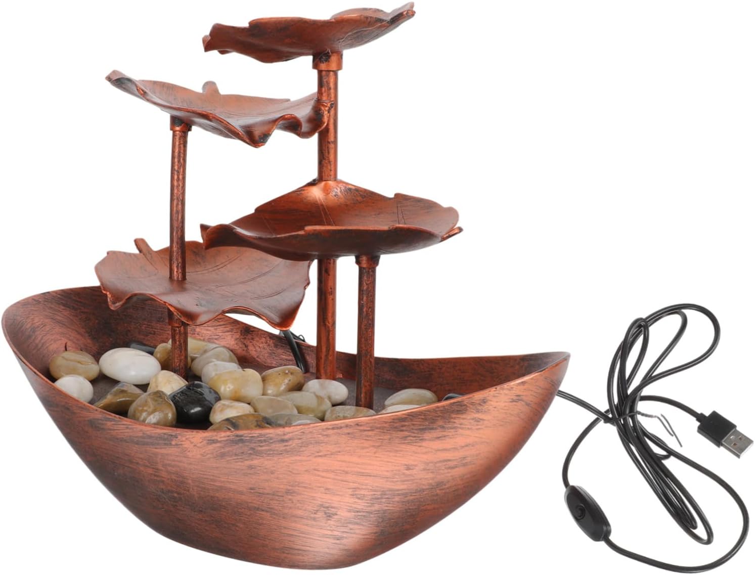 GLEAVI Indoor Waterfall Ornament with LED Light