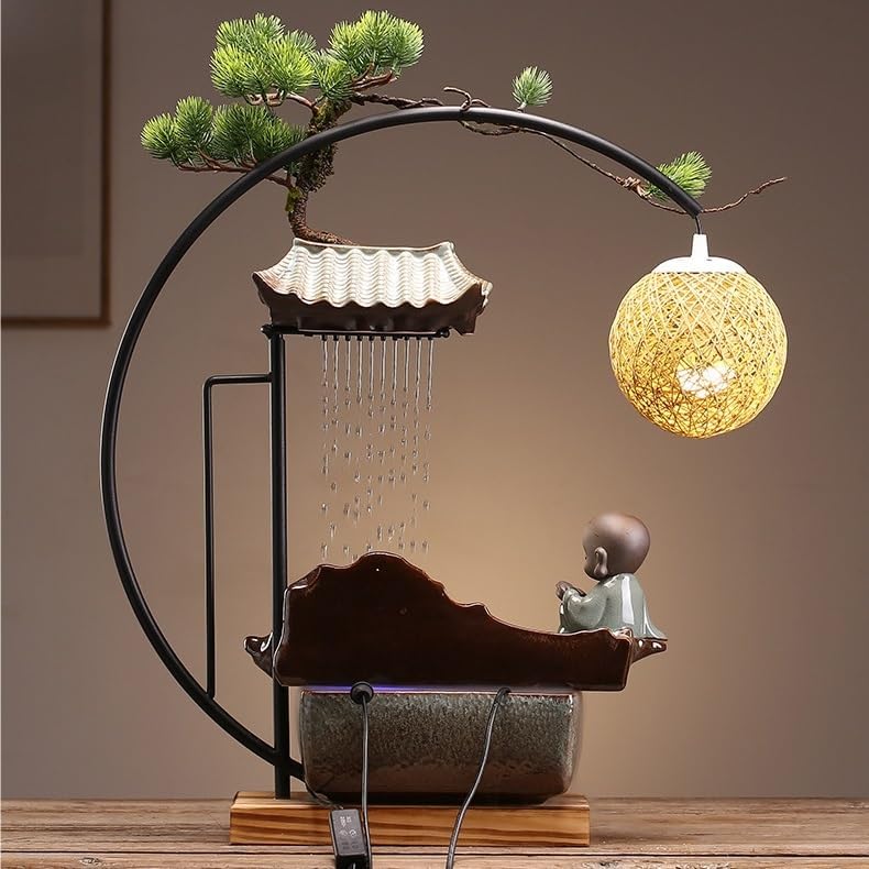 Stylish Indoor Water Fountain with Zen Design and Chinese Style