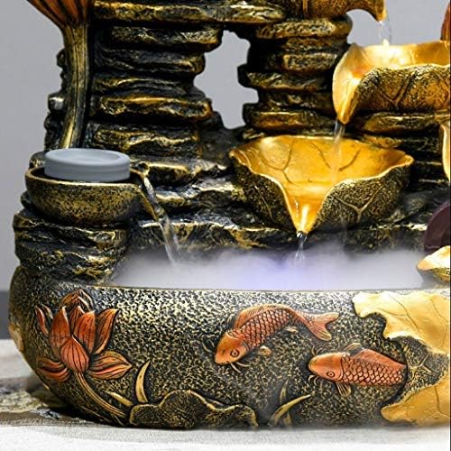 Indoor Water Fountain Rockery Humidifier Decoration Desktop Gift