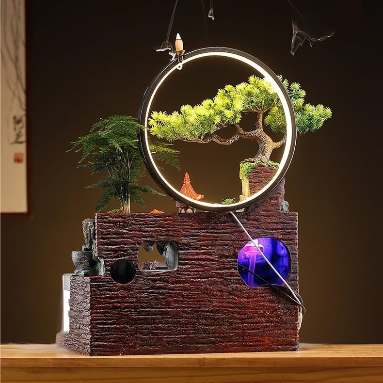 Elegant Indoor Fountain for Home Office and Living Room Decor