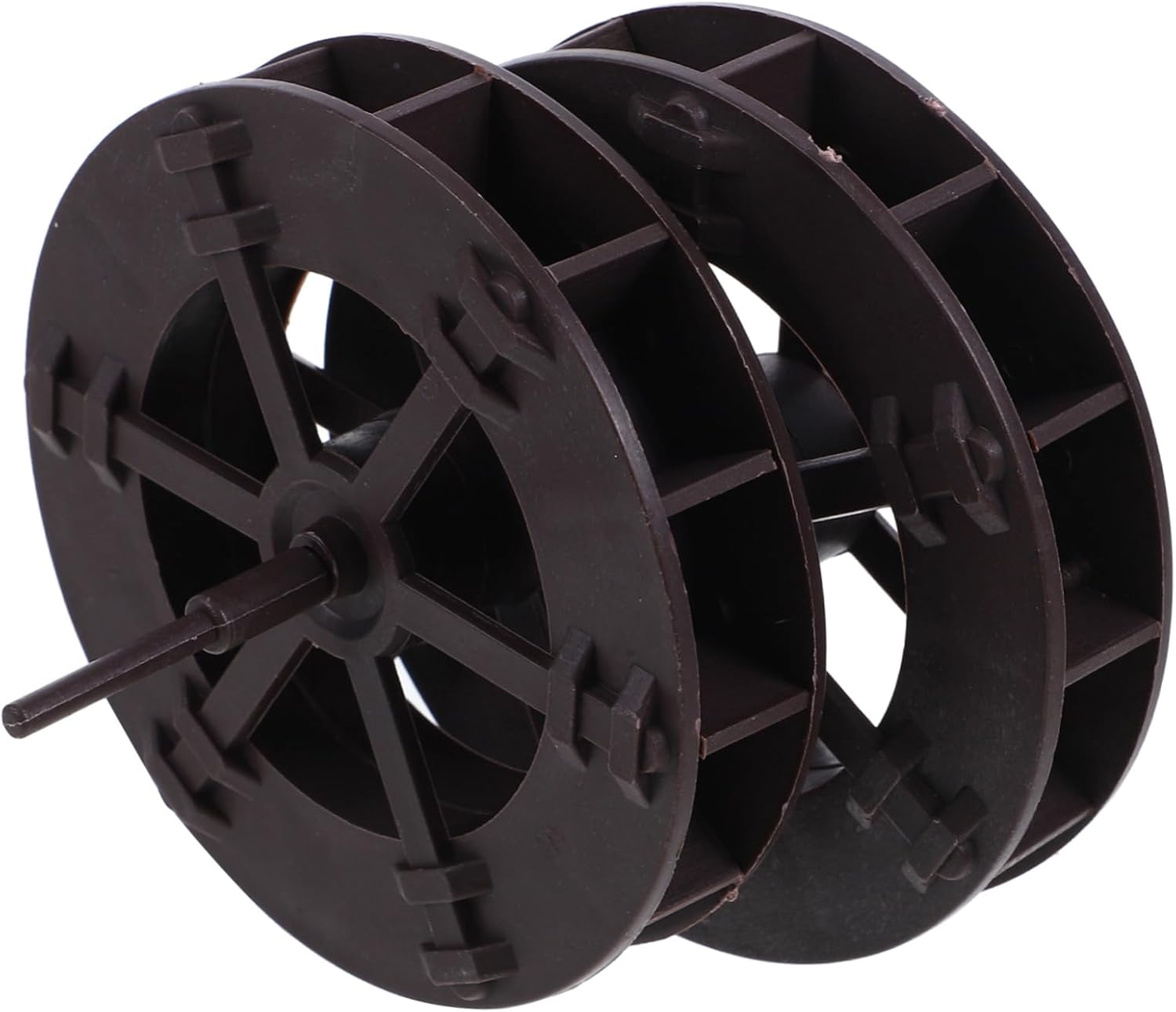 2pcs Micro Water Wheels for Mini Landscape Decorations
