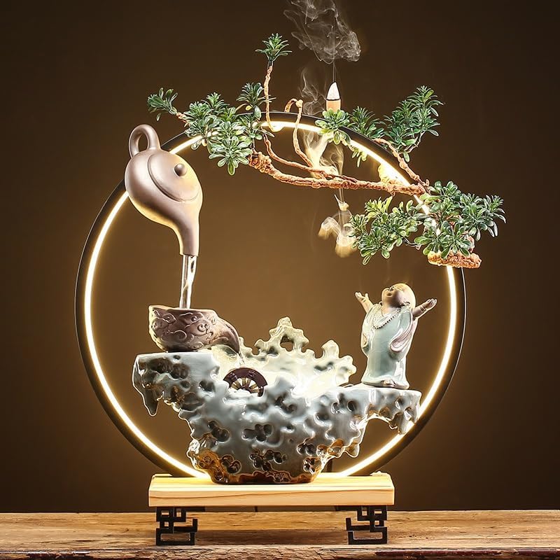 Tabletop Fountain for Indoor Decor and Relaxation
