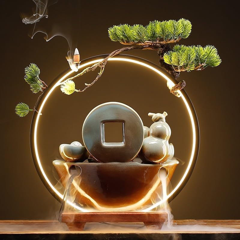Tabletop Fountain Indoor Fountain Flowing Water Decor