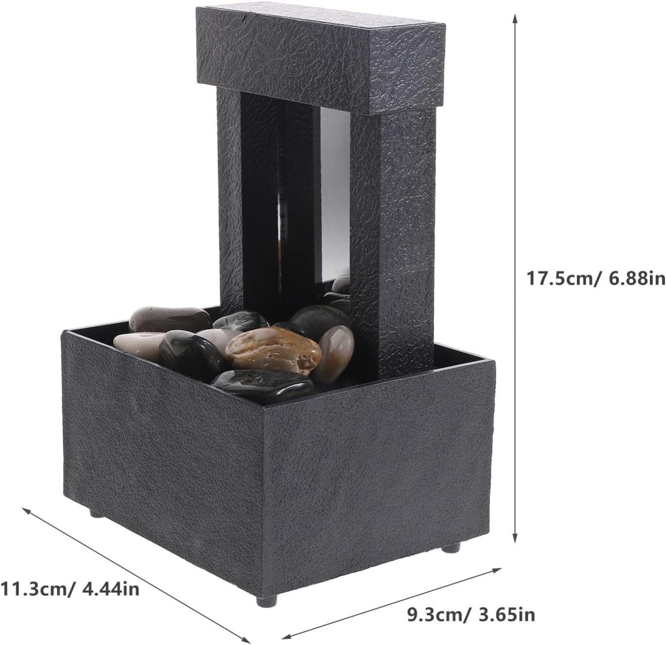 Zen Tabletop Water Fountain for Office Home Decor