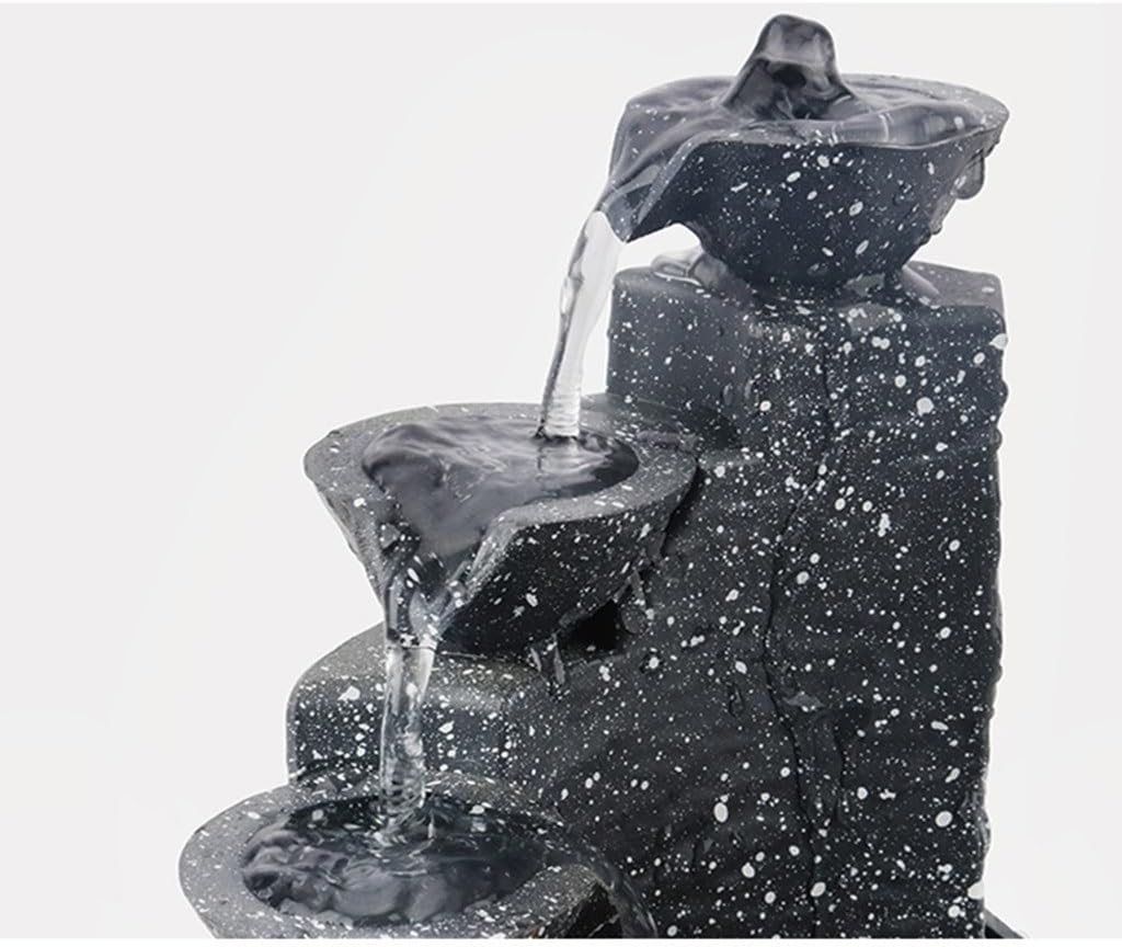 Modern Tabletop Fountain with Zen Decor