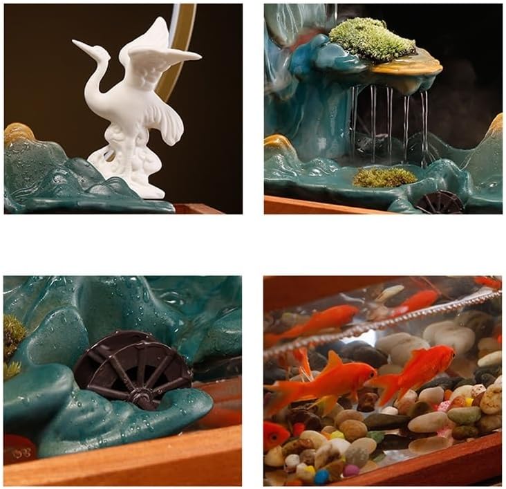 Modern Indoor Fountain Tabletop Water Ornament
