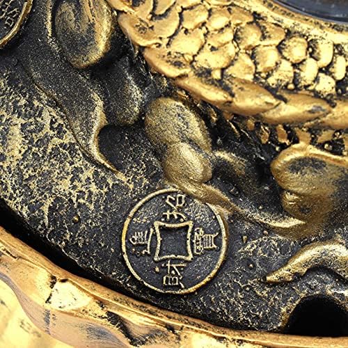 FOKH Tabletop Fountain with LED Light and Waterfall Sound