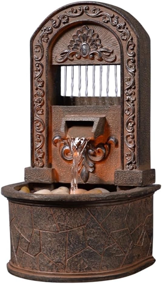 Elegant Retro Desktop Water Fountain for Home and Office