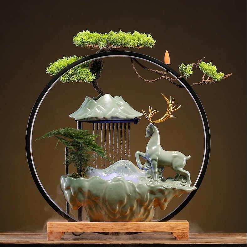 Elegant Indoor Fountain for Home Office and Living Room