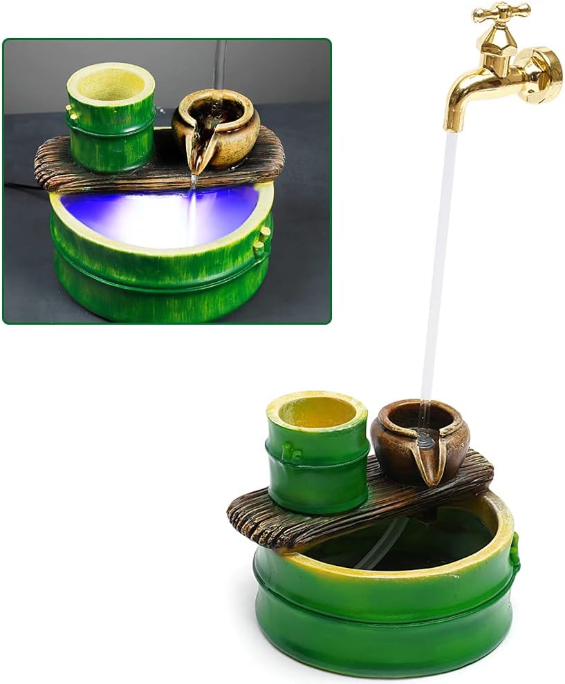 Floating Faucet Resin Desktop Fountain Decoration