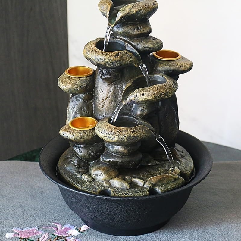Resin Decoration Fountain Indoor Water Fountain Decor