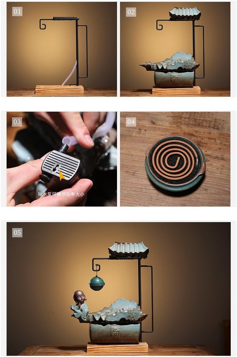 Chinese Style Tabletop Indoor Fountain With Humidifier