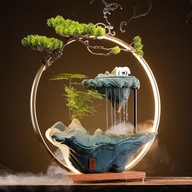 Zen Water Fountain Indoor Tabletop Decor