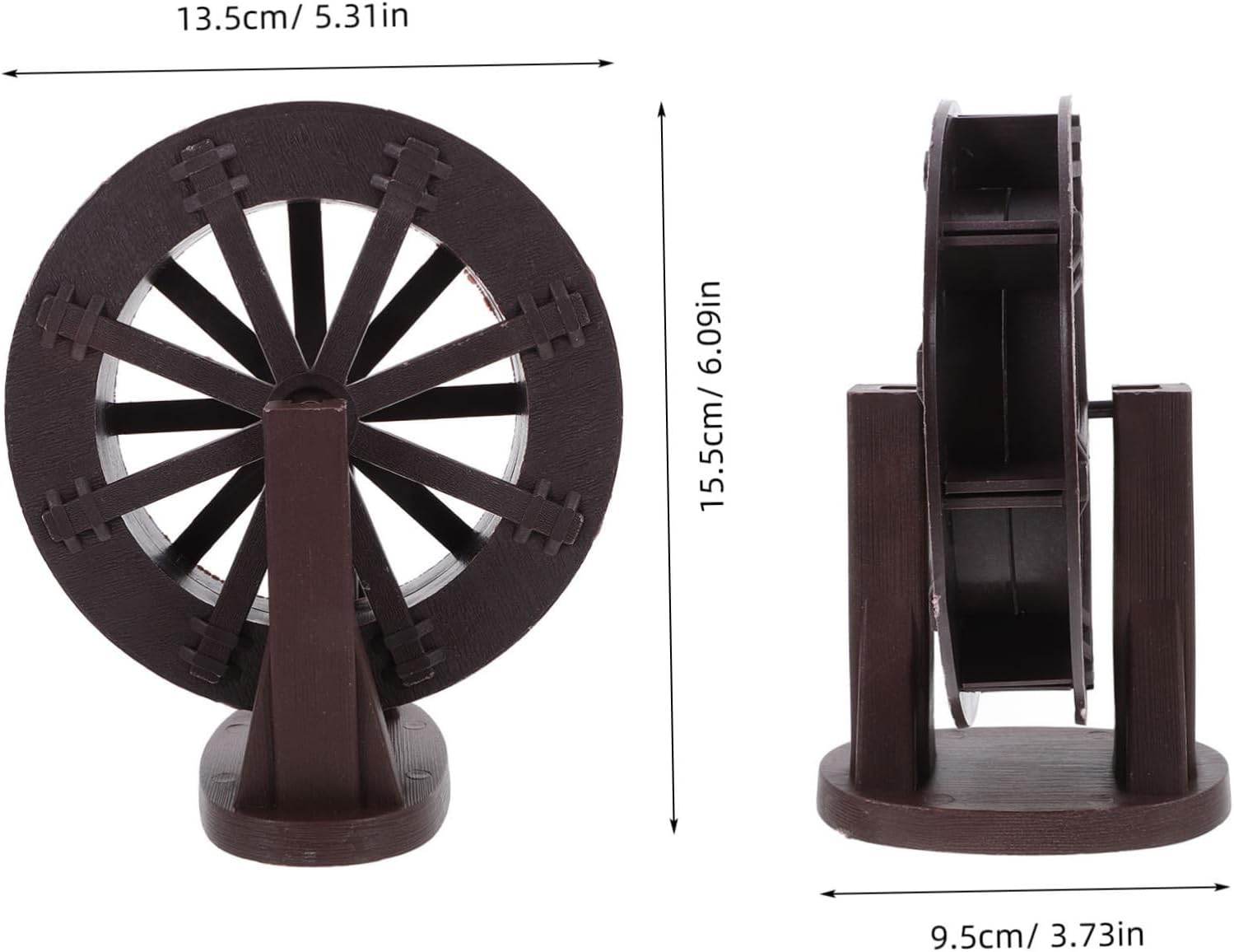 ABOOFAN Water Wheel Fountain Accessory for Zen Garden Home Office