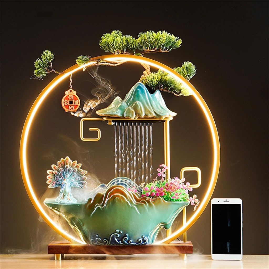 Water Ornament Creative Fountain for Office Living Room