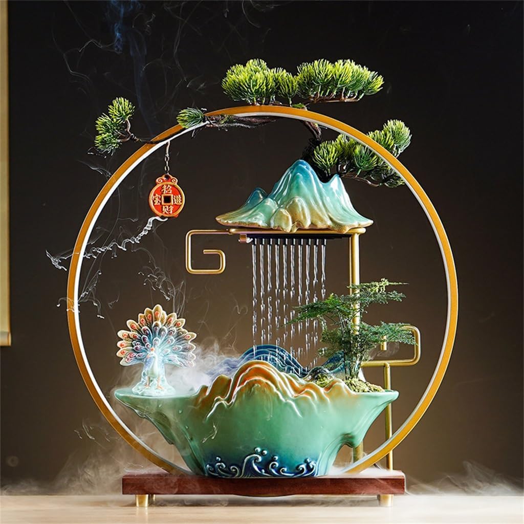 Water Ornament Creative Fountain for Office Living Room