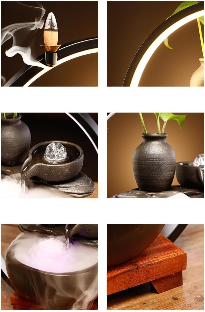 Elegant Indoor Fountain for Home Office Living Room Decor