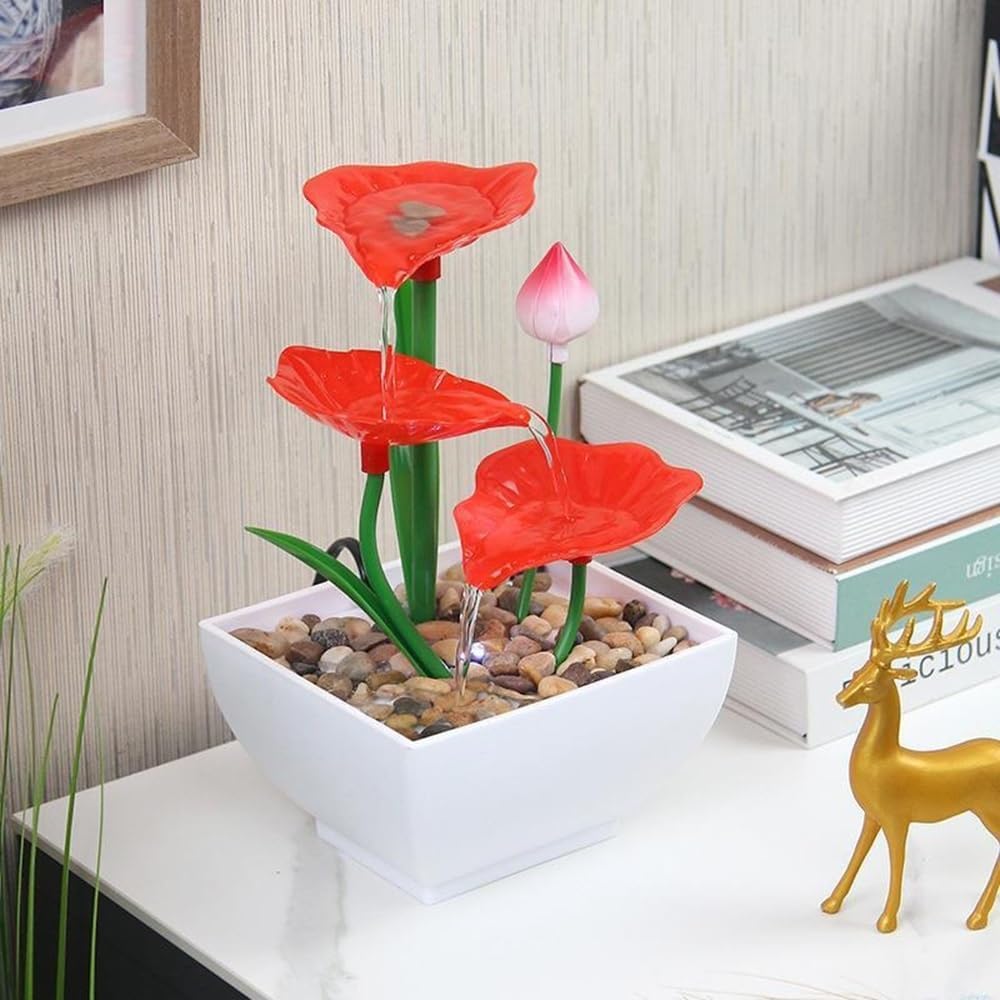 Modern Style Desktop Water Fountain for Meditation and Decor