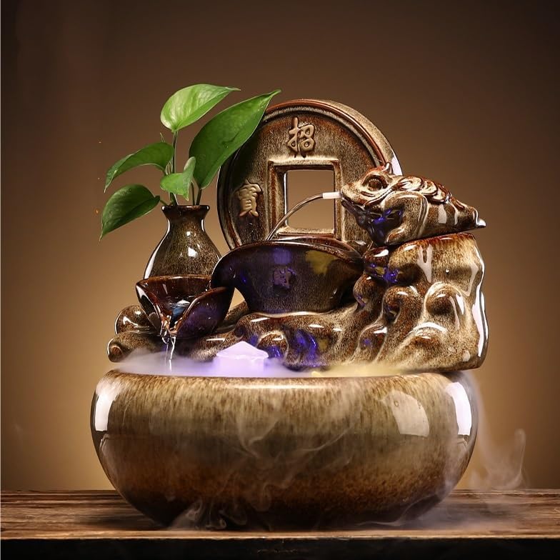 Stylish Indoor Tabletop Water Fountain Decor